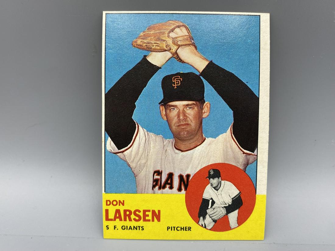 1963 Topps #163 Don Larsen: 1963 Topps #163 Don Larsen