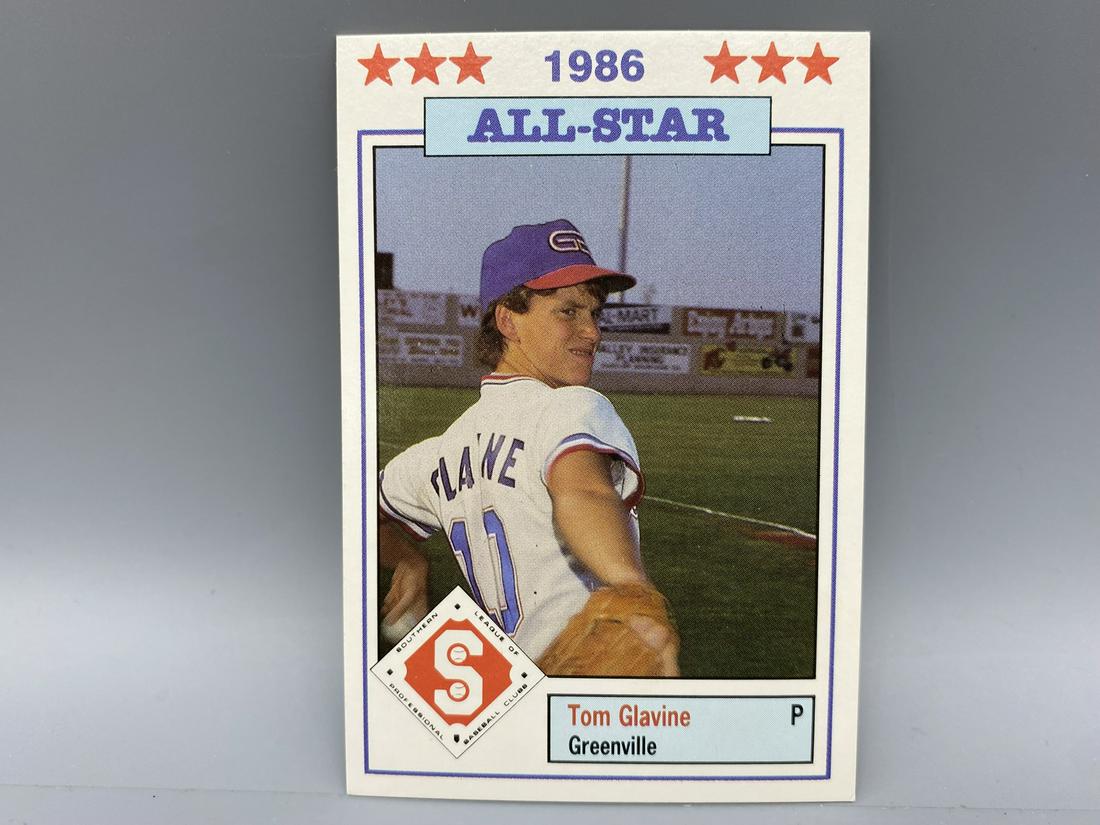 1986 Greenville Braves Minor League Rookie Tom Glavine