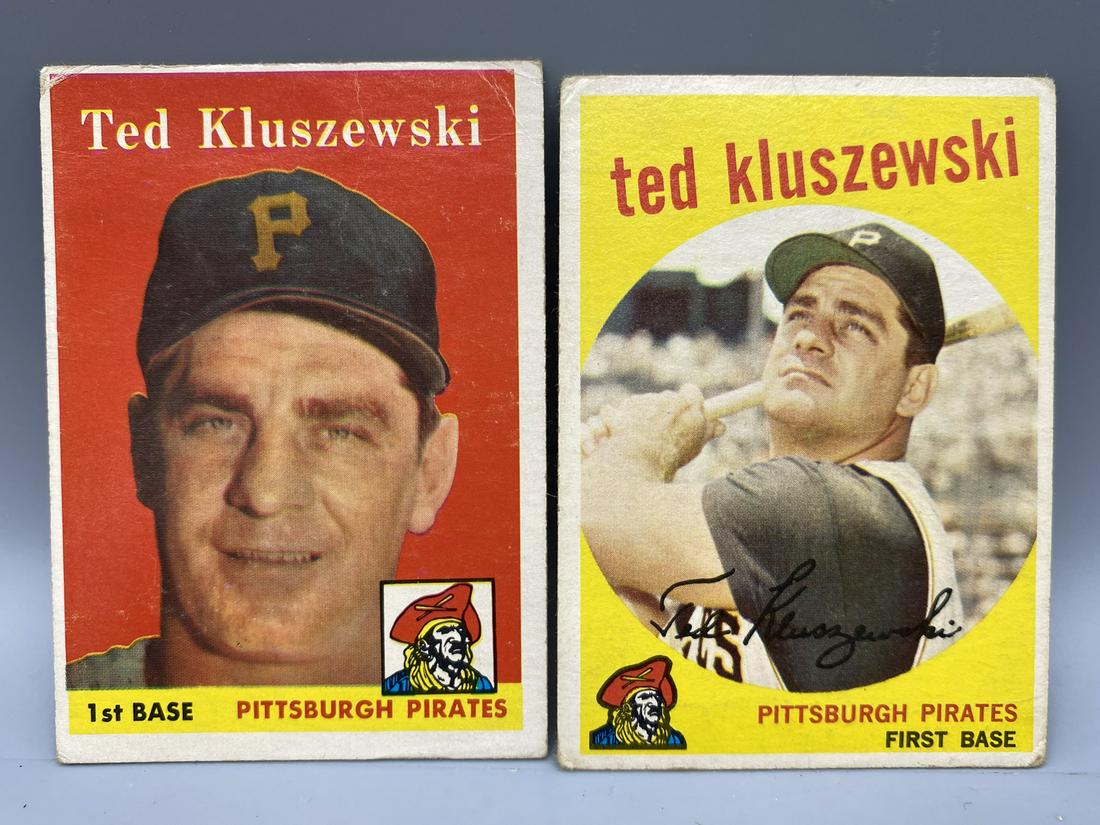 1958 Topps Ted Kluszewski #178 & 1959 Topps Ted Kluszewski #35 (1 of 2)