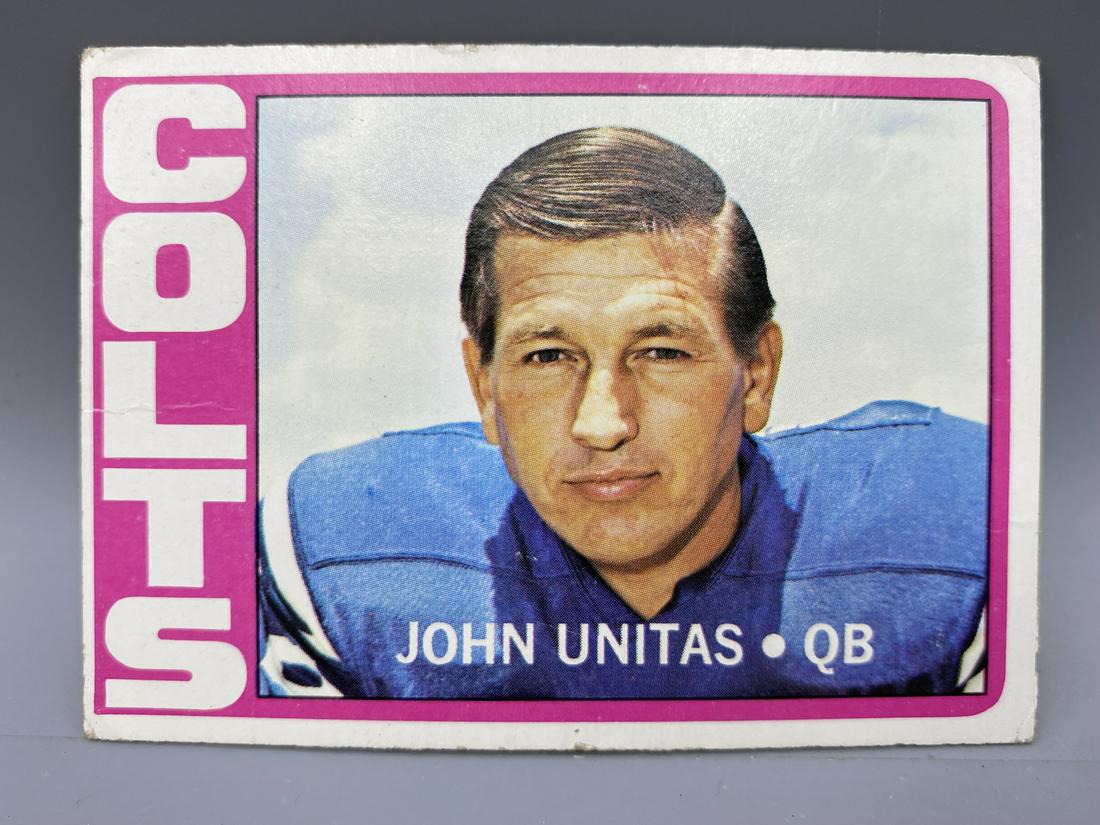 1972 Topps #165 John Unitas (1 of 3)