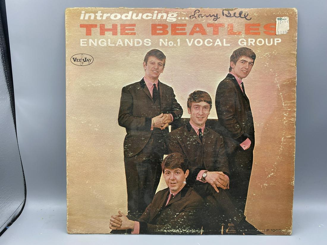 1964 The Beatles Introducing The Beatles Vinyl Album - Untested For Play Quality: 1964 The Beatles Introducing The Beatles Vinyl Album - Untested For Play Quality