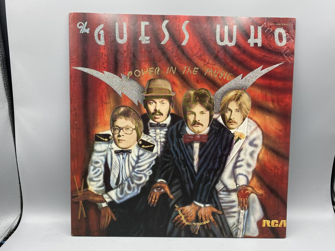 1975 The Guess Who Power In The Music Promo Vinyl Album - Untested For Play Quality But Vinyl Looks: 1975 The Guess Who Power In The Music Promo Vinyl Album - Untested For Play Quality But Vinyl Looks Clean
