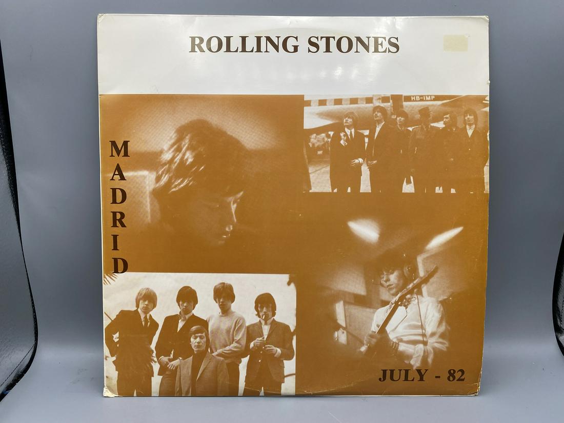 1982 The Rolling Stones Live Madrid July 82 Double Vinyl Album - Tough to find - Untested For Play (1 of 8)