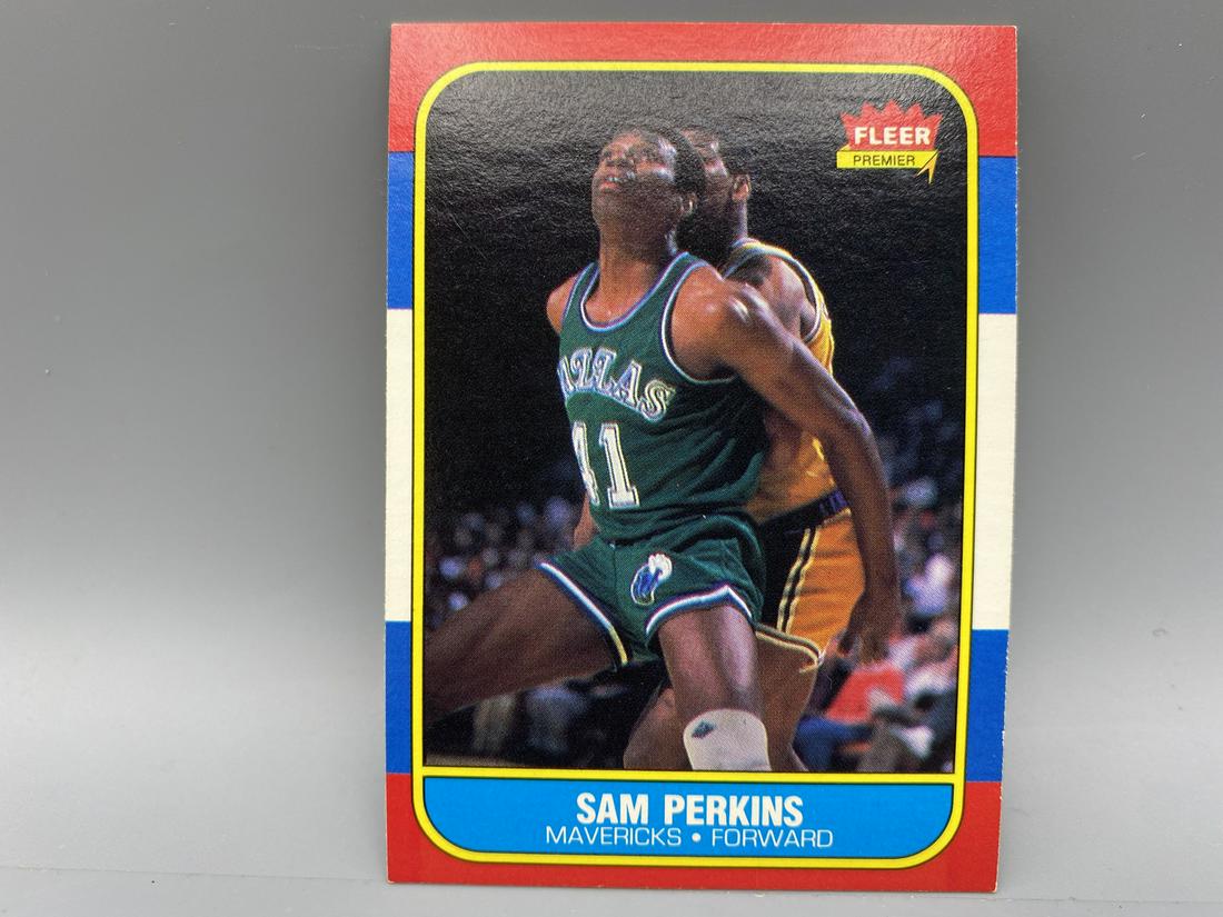 1986 Fleer Sam Perkins RC #86 (1 of 2)