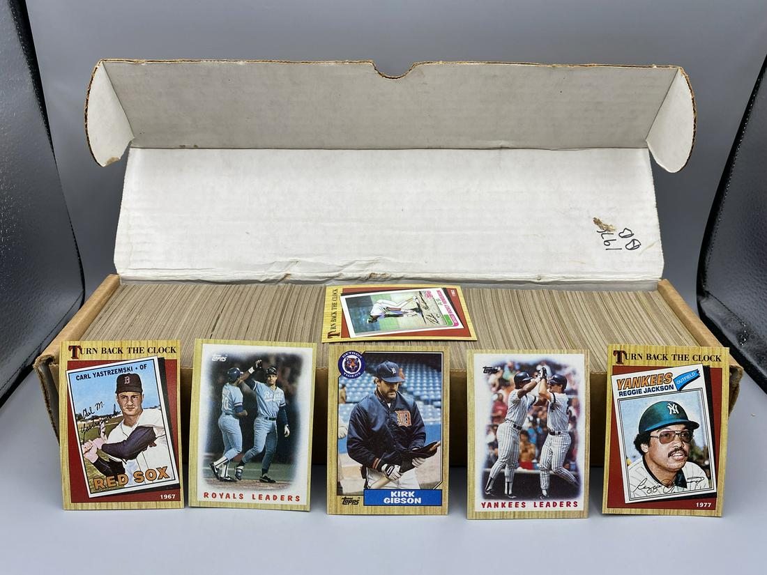 1987 Topps Baseball Set - Appears Complete But Not Verified - Barry Bonds, Bo Jackson, Barry Larkin (1 of 1)