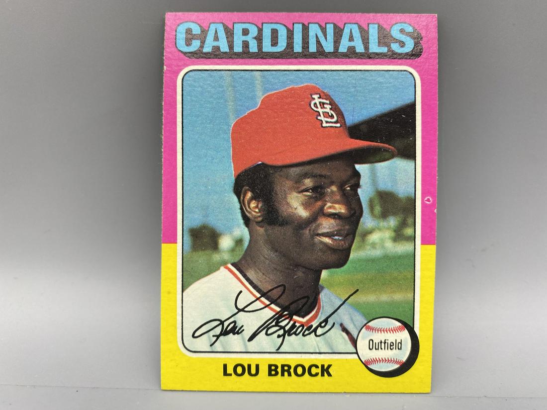 1975 Topps Lou Brock #540: 1975 Topps Lou Brock #540