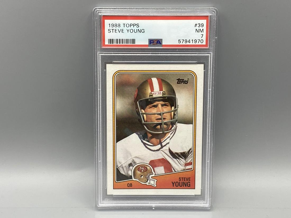 1988 Topps Steve Young #39 PSA NM 7: 1988 Topps Steve Young #39 PSA NM 7