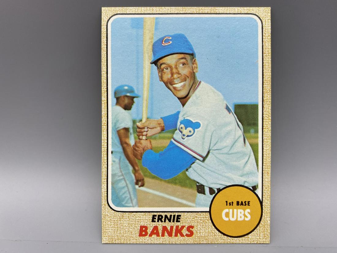 1968 Topps Ernie Banks #355: 1968 Topps Ernie Banks #355