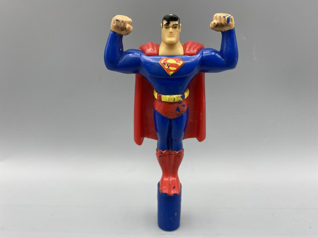 1997 Burger King Superman Pencil Topper Figure: 1997 Burger King Superman Pencil Topper Figure