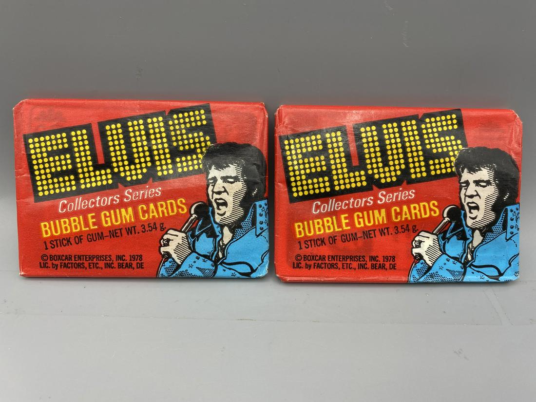 1978 Donruss Boxcar Enterprises Elvis Presley Packs - Lot of 2 (1 of 2)