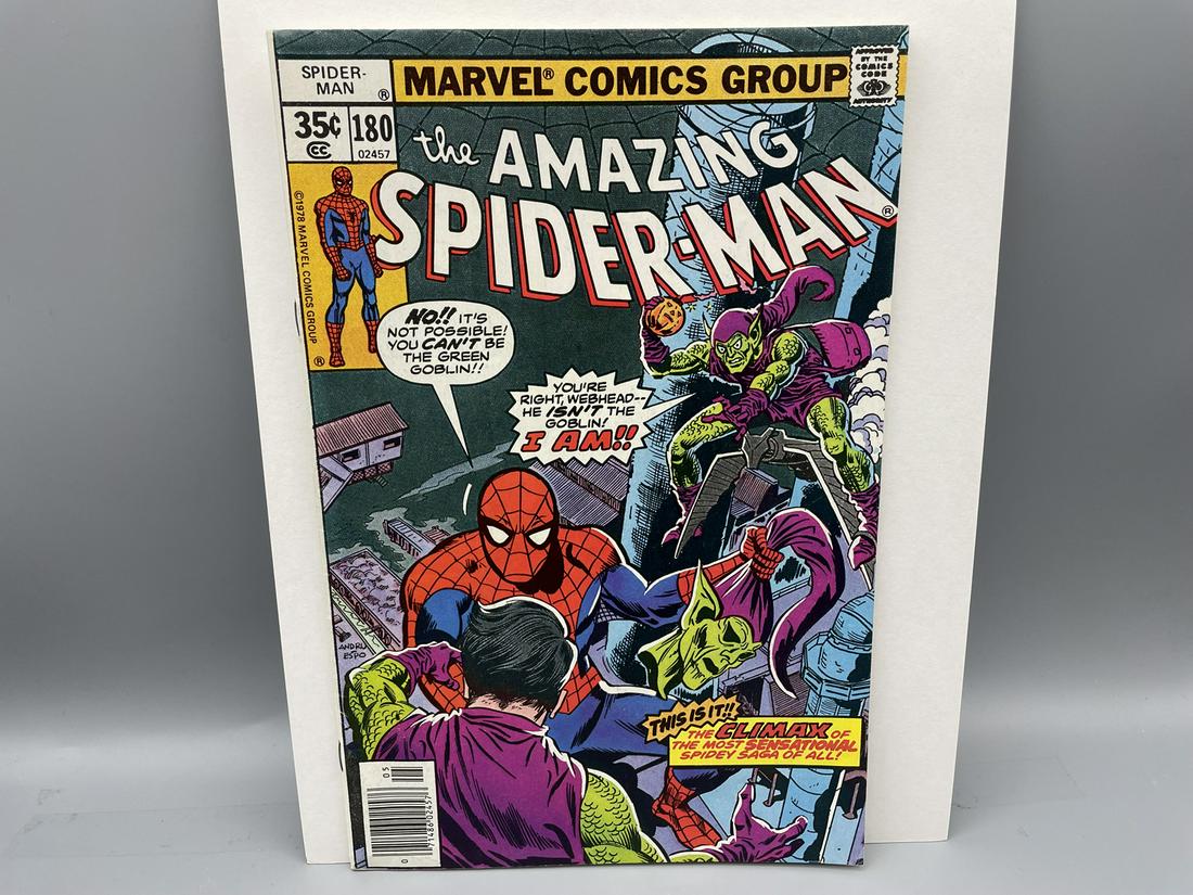 Amazing Spider-Man #180 - Green Goblin (Harry Osborn) app; Origin & Death of Green Goblin (Bart: Amazing Spider-Man #180 - Green Goblin (Harry Osborn) app; Origin & Death of Green Goblin (Bart Hamilton)