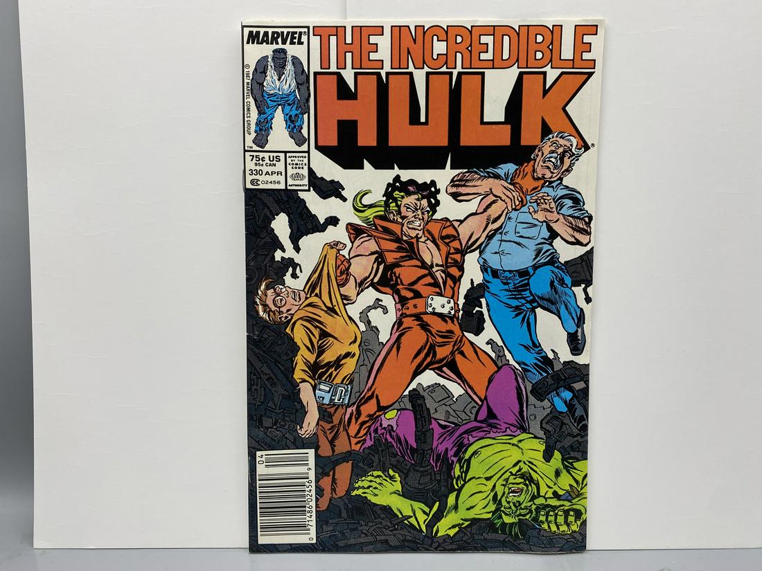 The Incredible Hulk #330 - 1st Todd McFarlane Hulk Art: The Incredible Hulk #330 - 1st Todd McFarlane Hulk Art