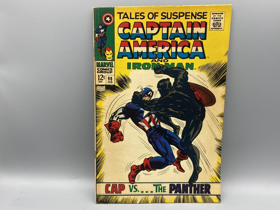 Tales Of Suspense Captain America And Iron Man #98 - Black Panther appearance; 1st brief app of New: Tales Of Suspense Captain America And Iron Man #98 - Black Panther appearance; 1st brief app of New Zemo