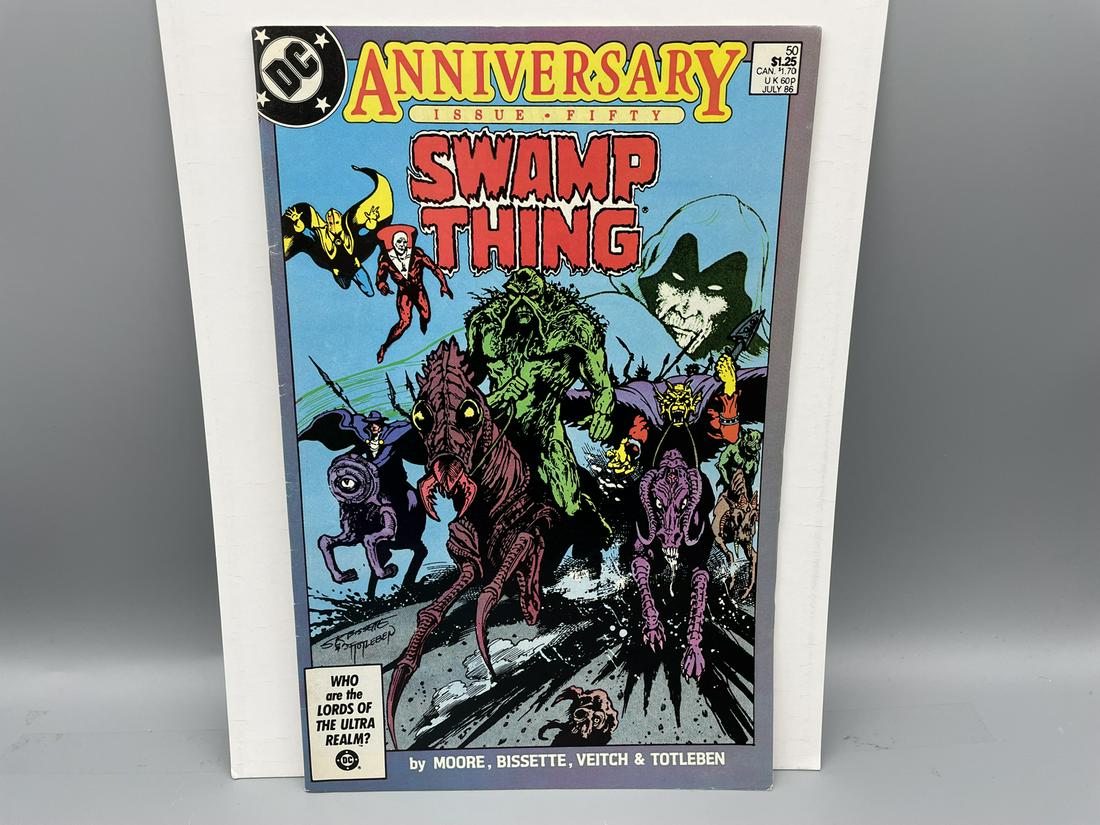 Swamp Thing #50 - 1st unofficial team app of Justice League Dark (1 of 2)