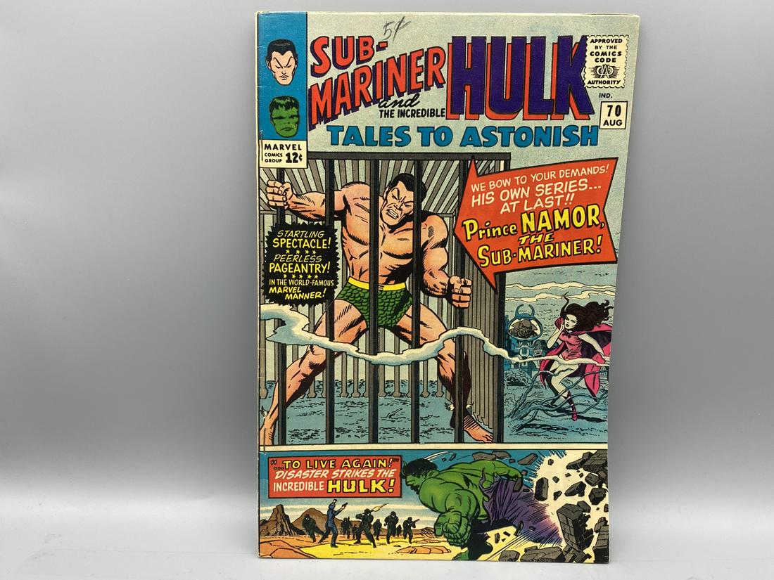Tales To Astonish #70 -  1st Sub-Mariner And The Incredible Hulk double feature (1 of 4)