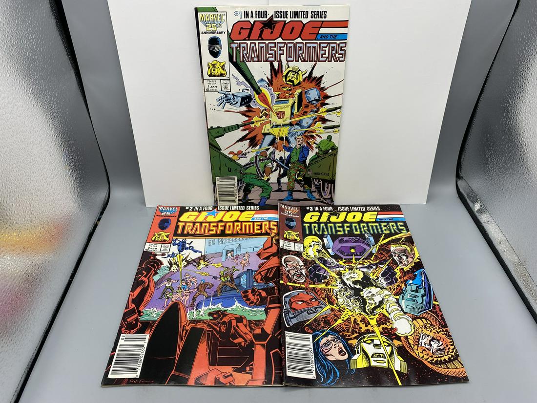 G.I. Joe And The Transformers #1, #2, & #3 - Varying Conditions (1 of 2)