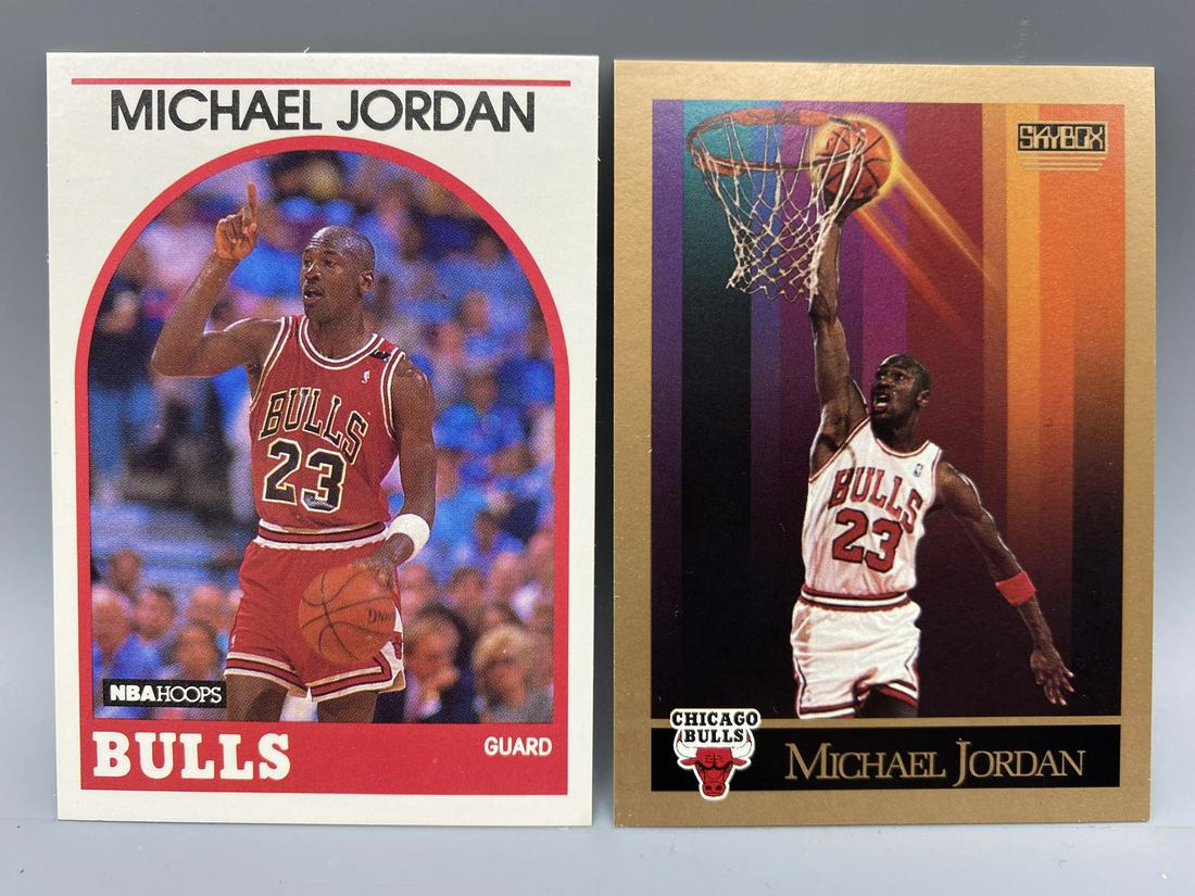 1989 Hoops Michael Jordan #200 \u0026 1990 