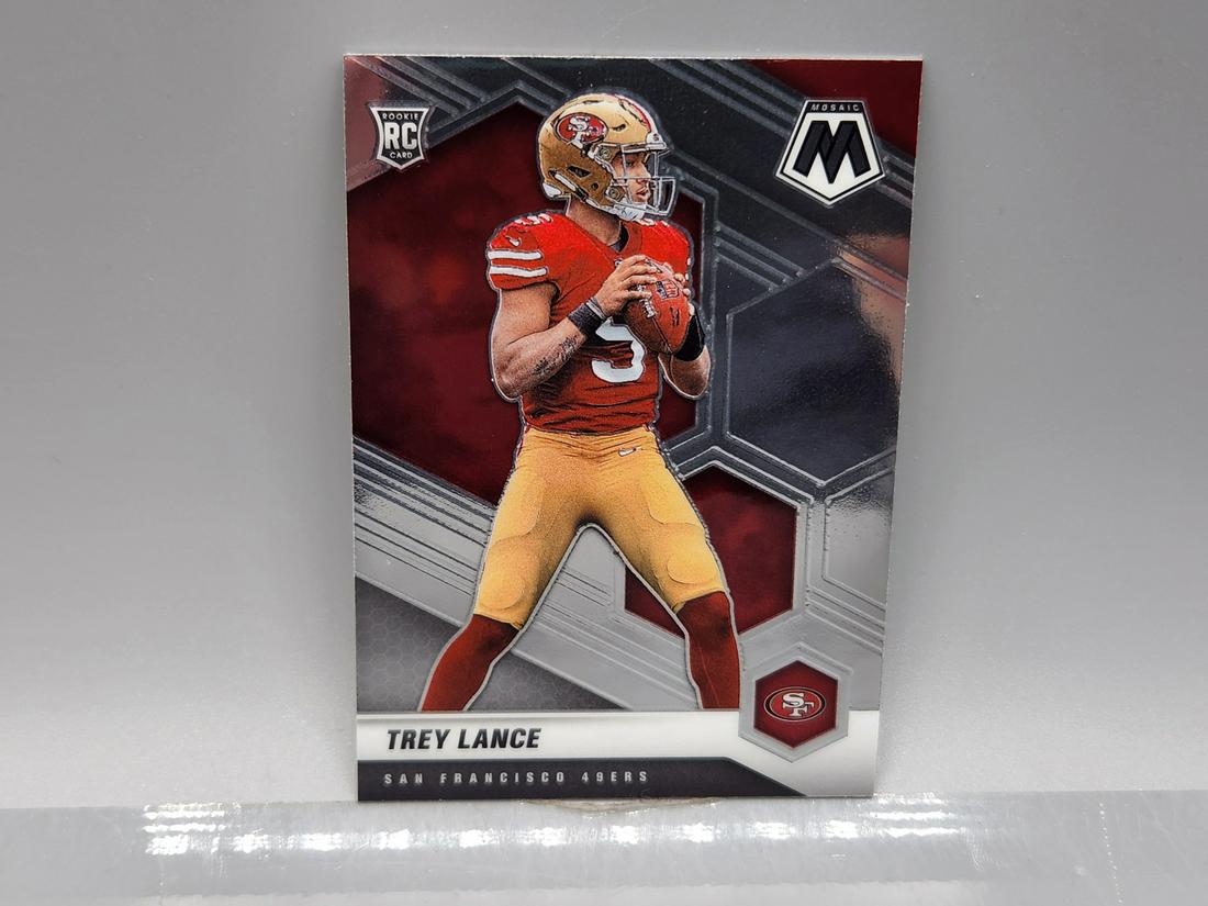 2021 Panini Mosaic Trey Lance #303 Rookie: 2021 Panini Mosaic Trey Lance #303 Rookie