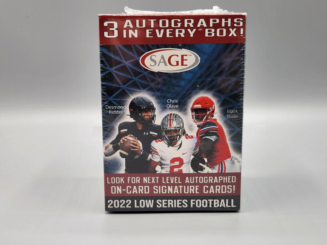 2022 Sage Football Blaster Box - 3 Autos Per Box (1 of 2)