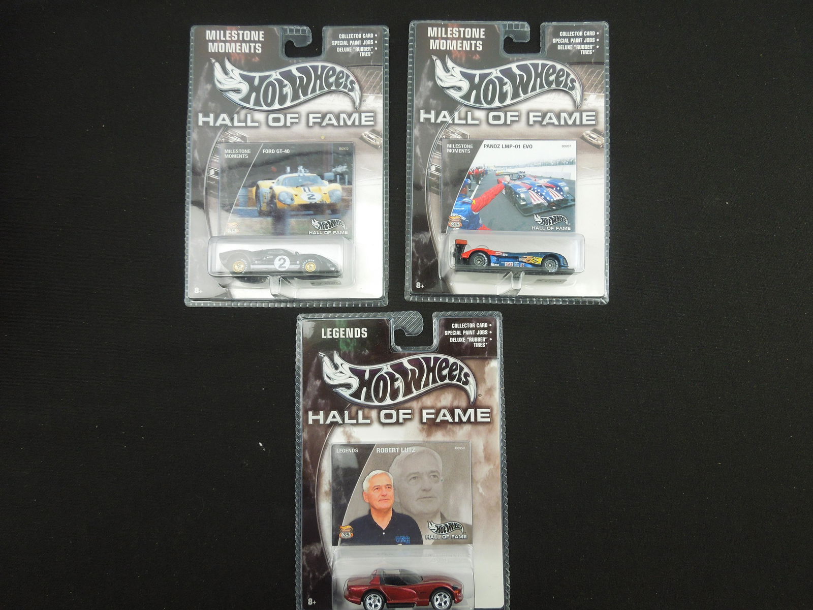 2003 Hot Wheels Hall of Fame; Ford GT40, Panoz LMP-01, & Robert Lutz (1 of 2)