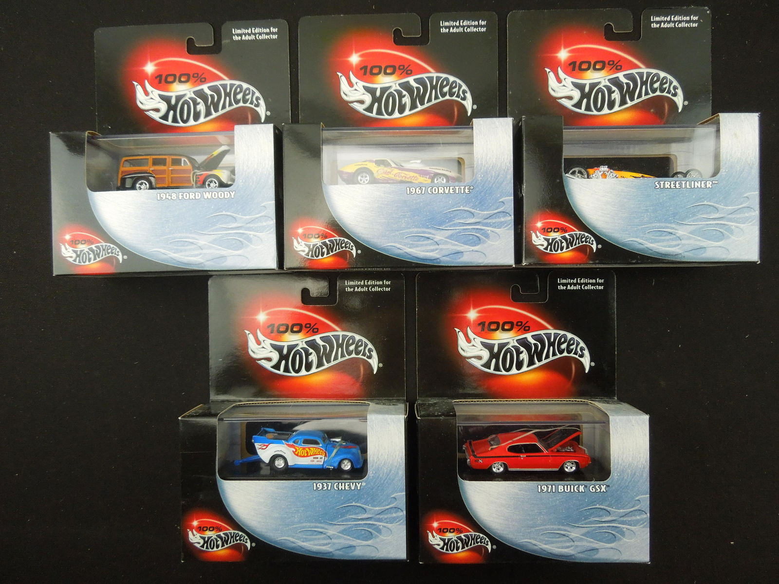 2002 100% Hot Wheels 19, 20, 21, 22, & 23: 2002 100% Hot Wheels 19, 20, 21, 22, & 23