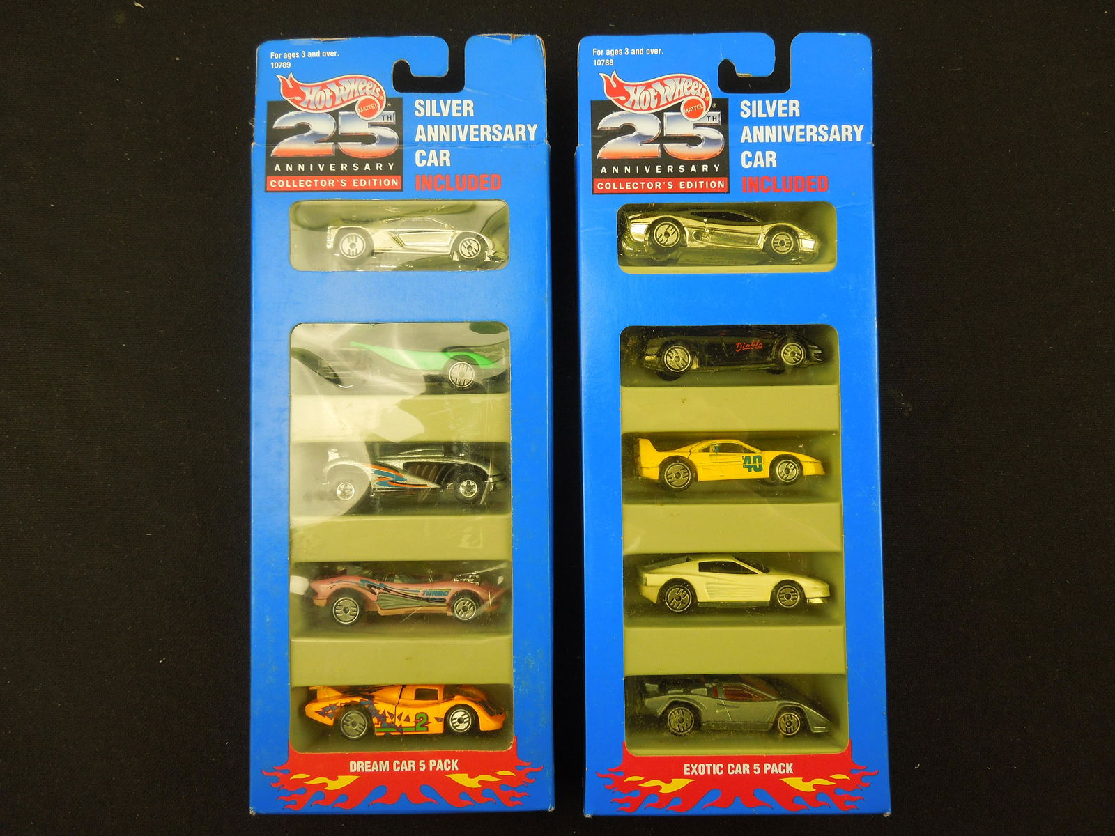 Lot of 2 Silver Anniversary 5 Packs; Chevrolet & Ford (1 of 2)