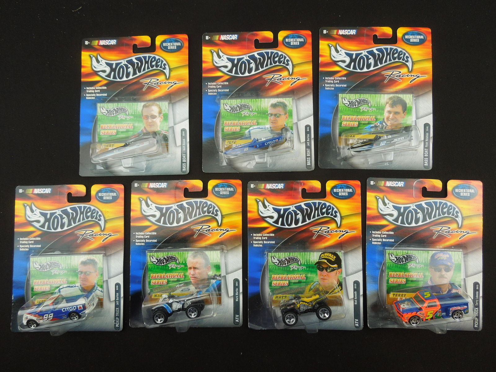 Lot of 7 Different Hot Wheels Racing Recreational Series (1 of 1)