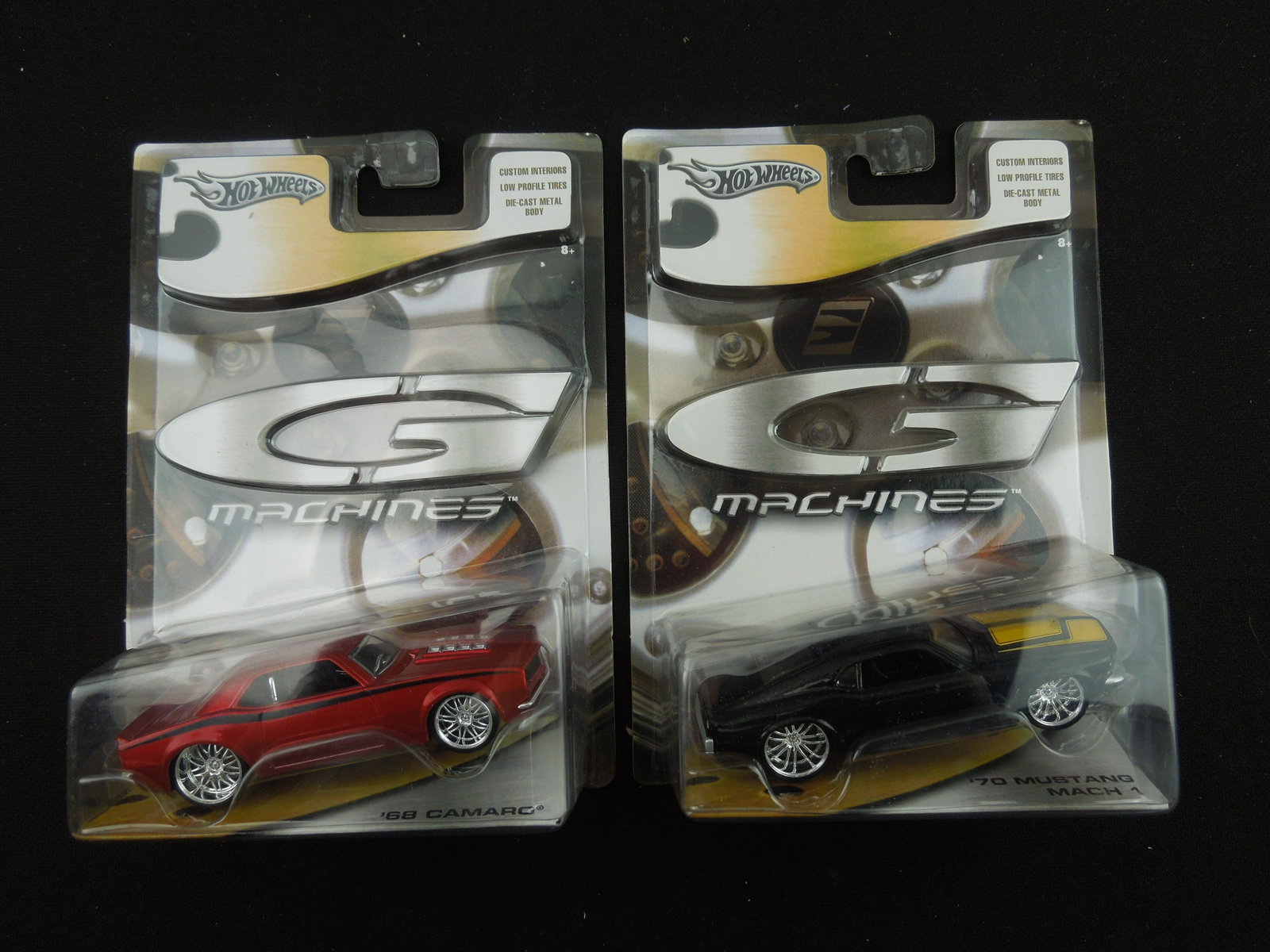 Hot Wheels G Machines '68 Camaro & '70 Mustang Mach 1: Hot Wheels G Machines '68 Camaro & '70 Mustang Mach 1