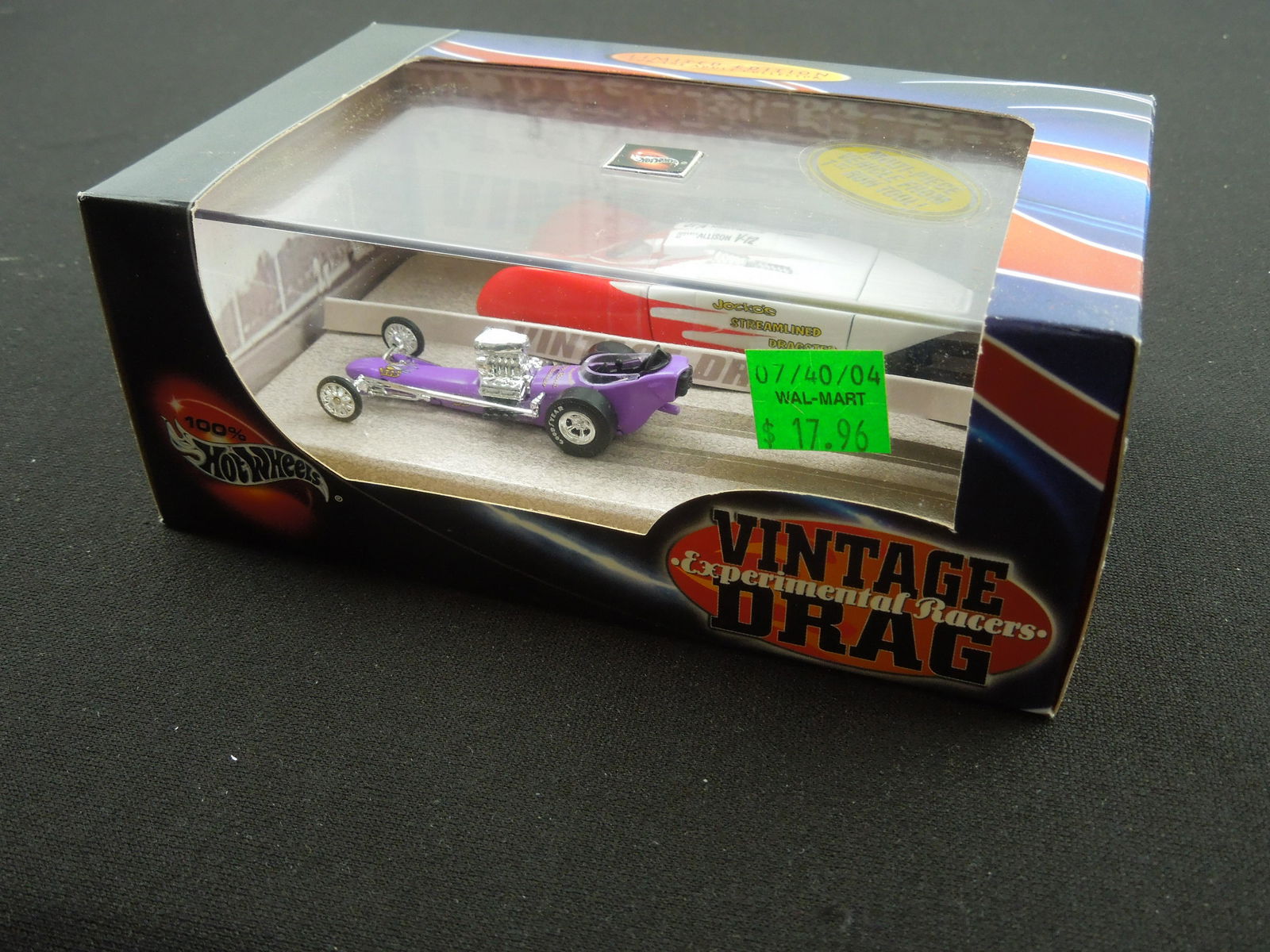 100% Hot Wheels Limited Edition Vintage Drag Experimental Racers 2 Car Set (1 of 3)
