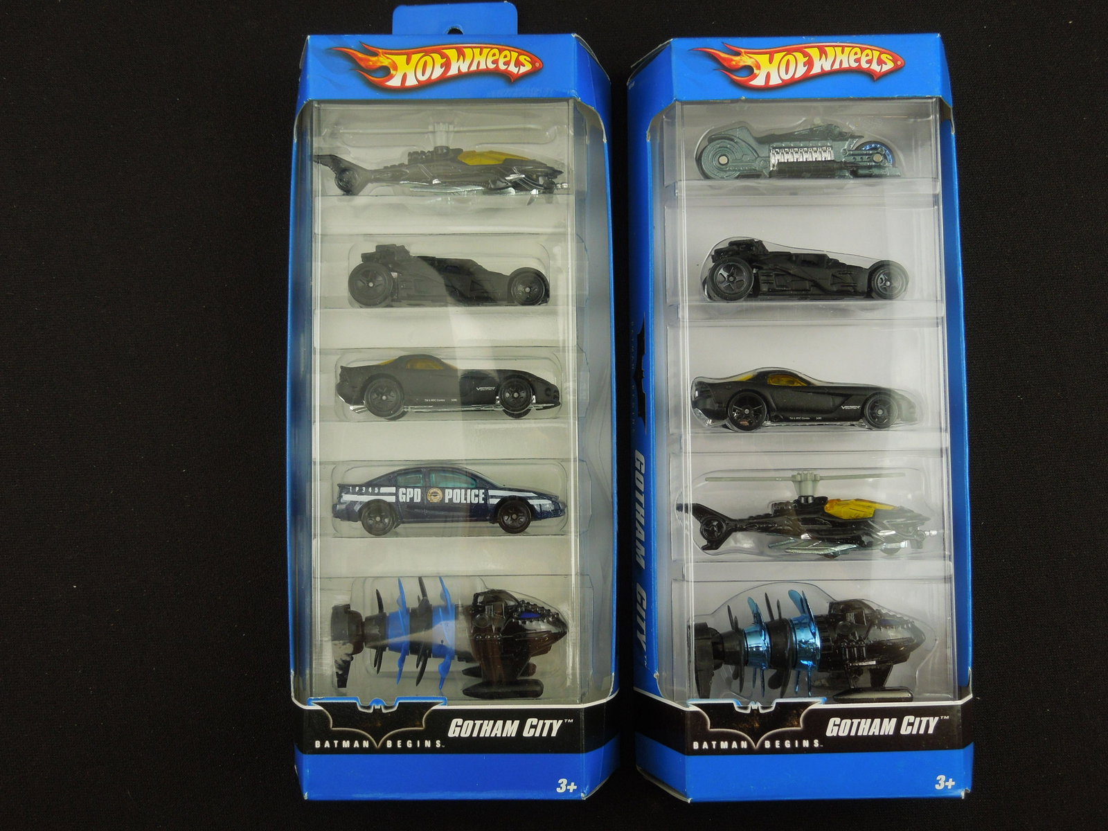 2 Different Batman Begins Gotham City 5 Packs: 2 Different Batman Begins Gotham City 5 Packs
