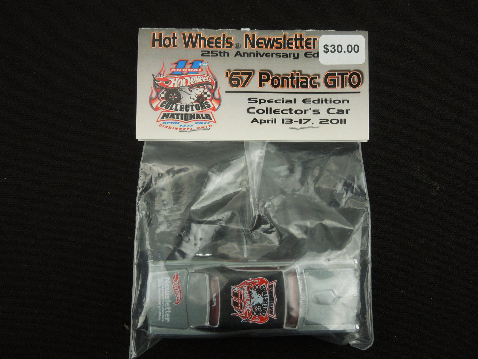 2011 Hot Wheels Newsletter 25th Anniversary Edition '67 Pontiac GTO: 2011 Hot Wheels Newsletter 25th Anniversary Edition '67 Pontiac GTO