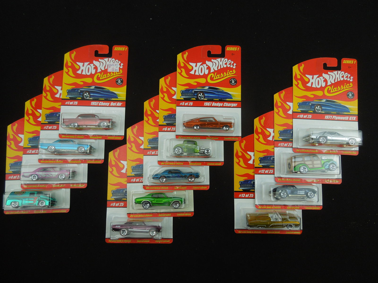 Complete 2005 Hot Wheels Classics Series 1 Set of 25 - See Pictures for Colors: Complete 2005 Hot Wheels Classics Series 1 Set of 25 - See Pictures for Colors