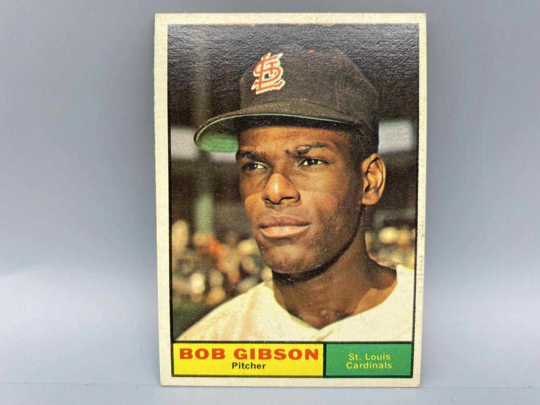 1961 Topps Bob Gibson #211: 1961 Topps Bob Gibson #211