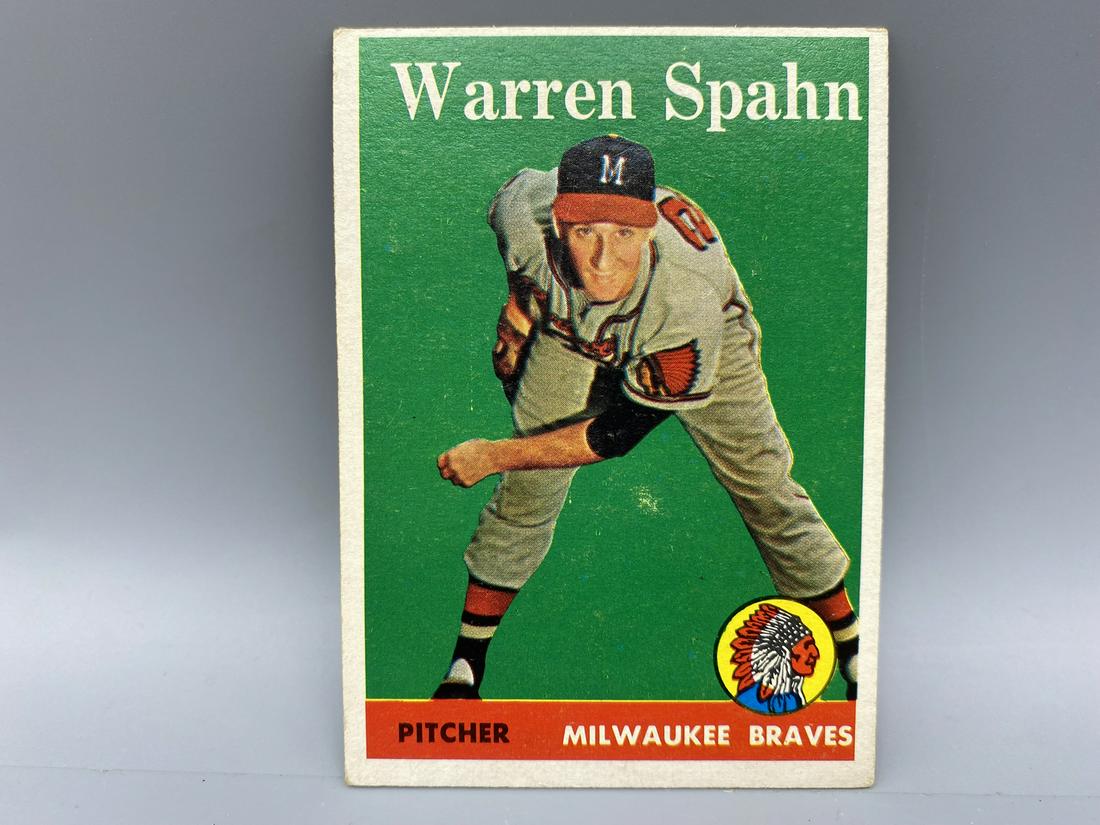 1958 Topps Warren Spahn #270 (1 of 2)