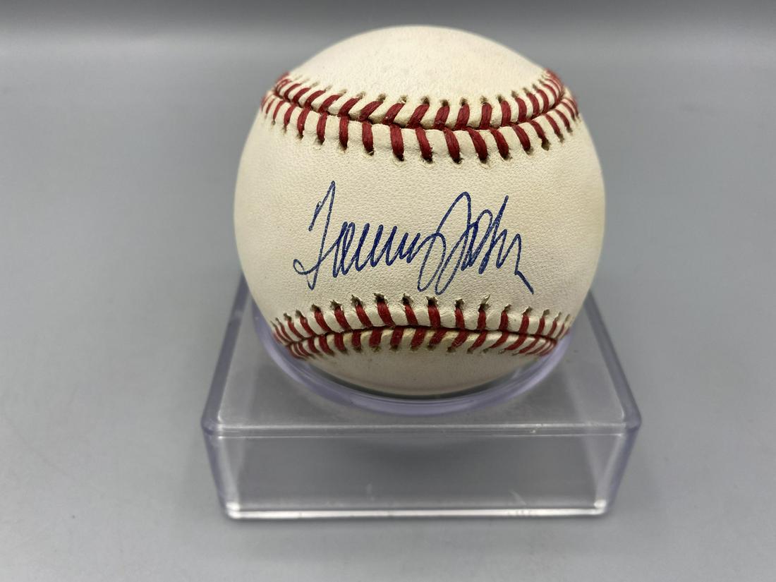 Tommy John Official American League Signed Baseball (1 of 2)