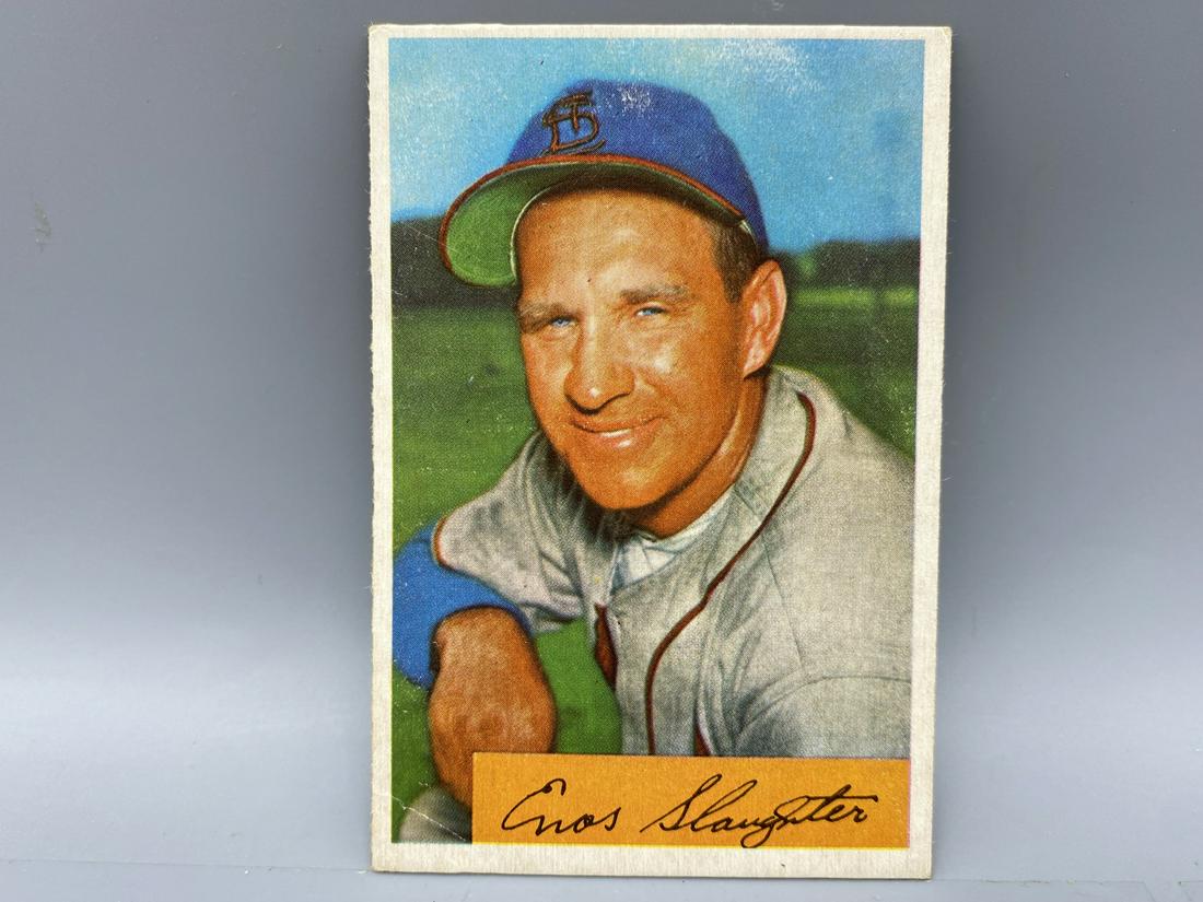 1954 Bowman Enos Slaughter #62 (1 of 2)