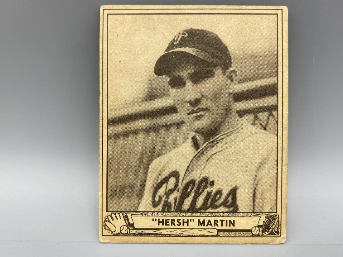 1940 Play Ball Hersh Martin #100: 1940 Play Ball Hersh Martin #100