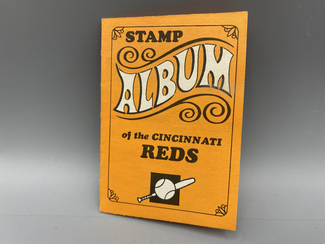 1969 Topps Cincinnati Reds Stamp Album Complete - Johnny Bench, Pete Rose, Tony Perez (1 of 5)