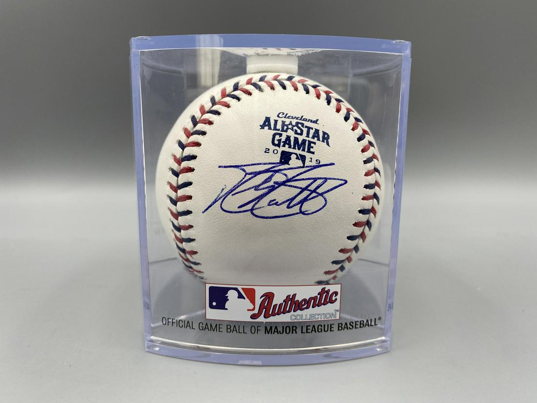 Mike Moustakas Signed 2019 Official MLB All Star Game Baseball (1 of 3)