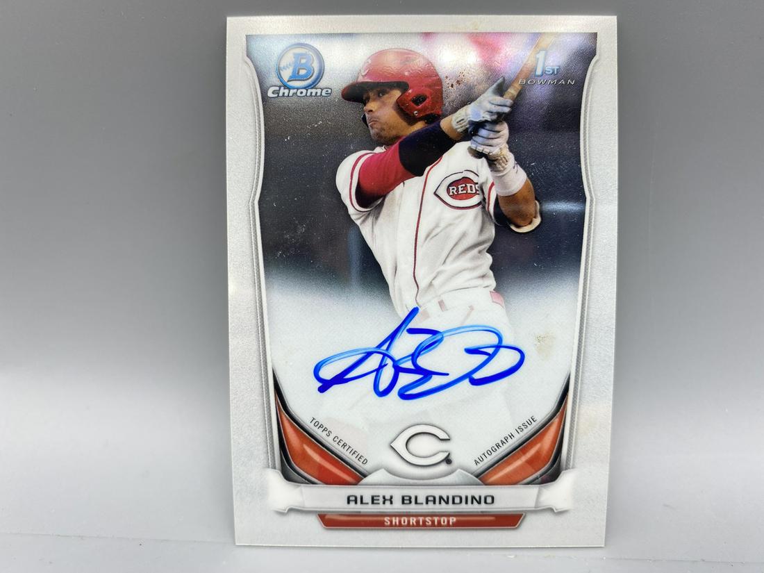 2014 Bowman Chrome Alex Blandino 1st Bowman Auto #BCA-AB (1 of 2)