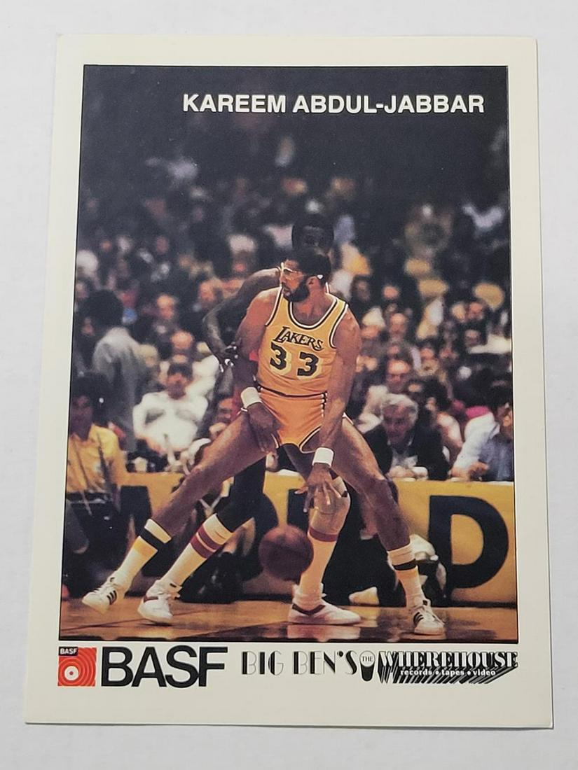 1982-83 BASF Lakers Pair - Kareem: Kareem Abdul-Jabbar and Michael Cooper