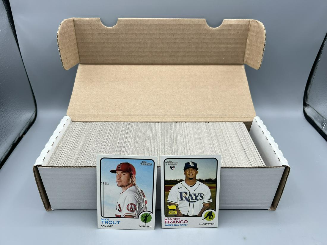 2022 Topps Heritage Baseball Complete Base Set 1-400 - Wander Franco RC: 2022 Topps Heritage Baseball Complete Base Set 1-400 - Wander Franco RC