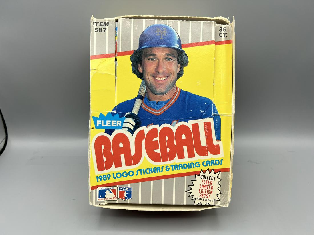 1989 Fleer Baseball Wax Box - Possible Ken Griffey Jr RC & Billy Ripken errors (1 of 2)