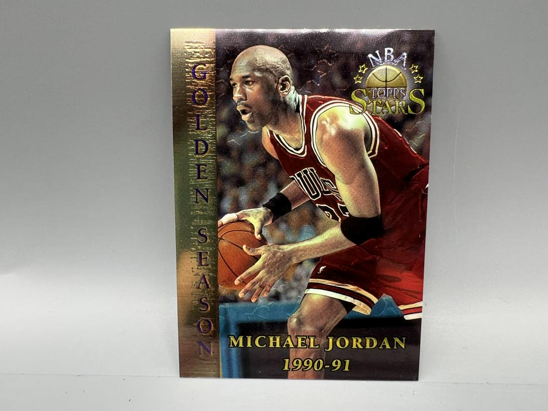 1996-97 Topps Stars Golden Season Michael Jordan #74: 1996-97 Topps Stars Golden Season Michael Jordan #74
