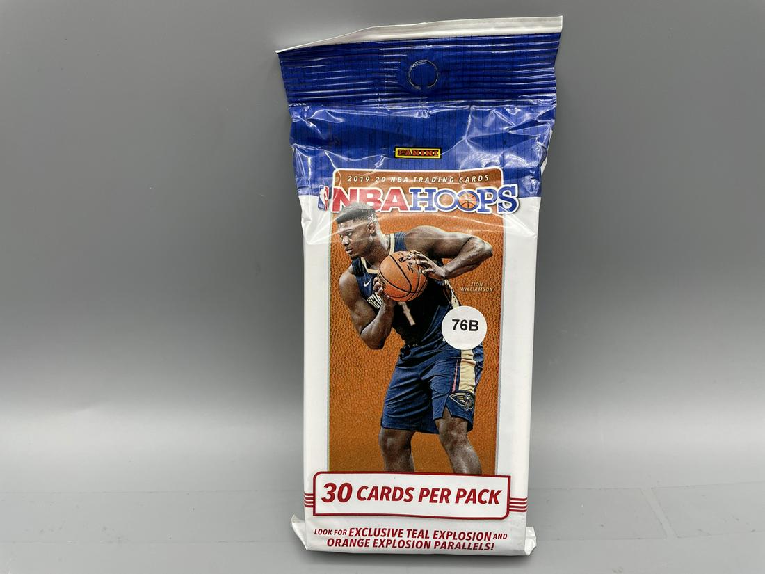 2019-20 NBA Hoops Basketball 30 Card Value Pack - Possible Zion Williamson & Ja Morant RC's (1 of 2)