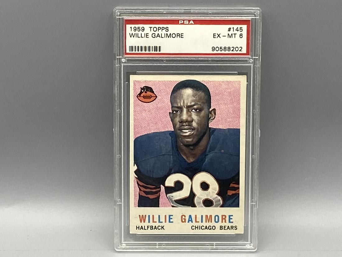 1959 Topps Willie Galimore #145 PSA EX-MT 6 (1 of 2)