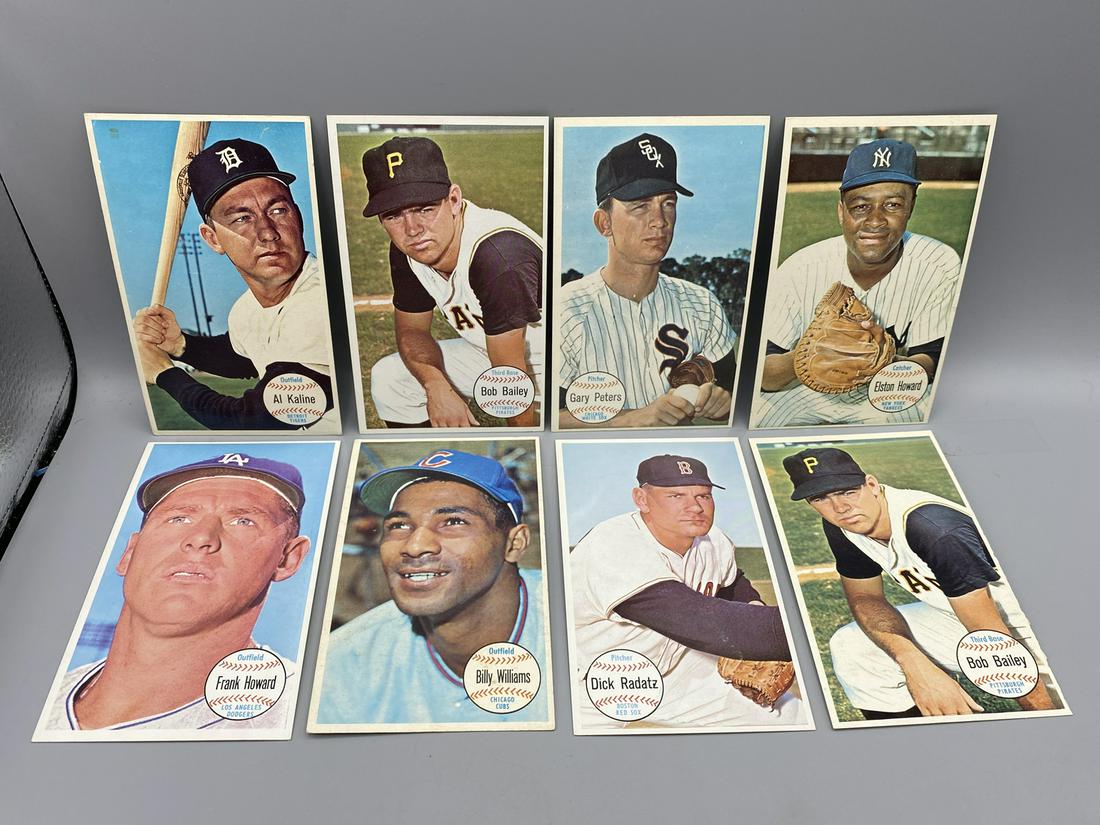 Lot of (8) 1964 Topps Giant Assorted Cards - Al Kaline, Frank Howard, Elston Howard - Varying (1 of 2)