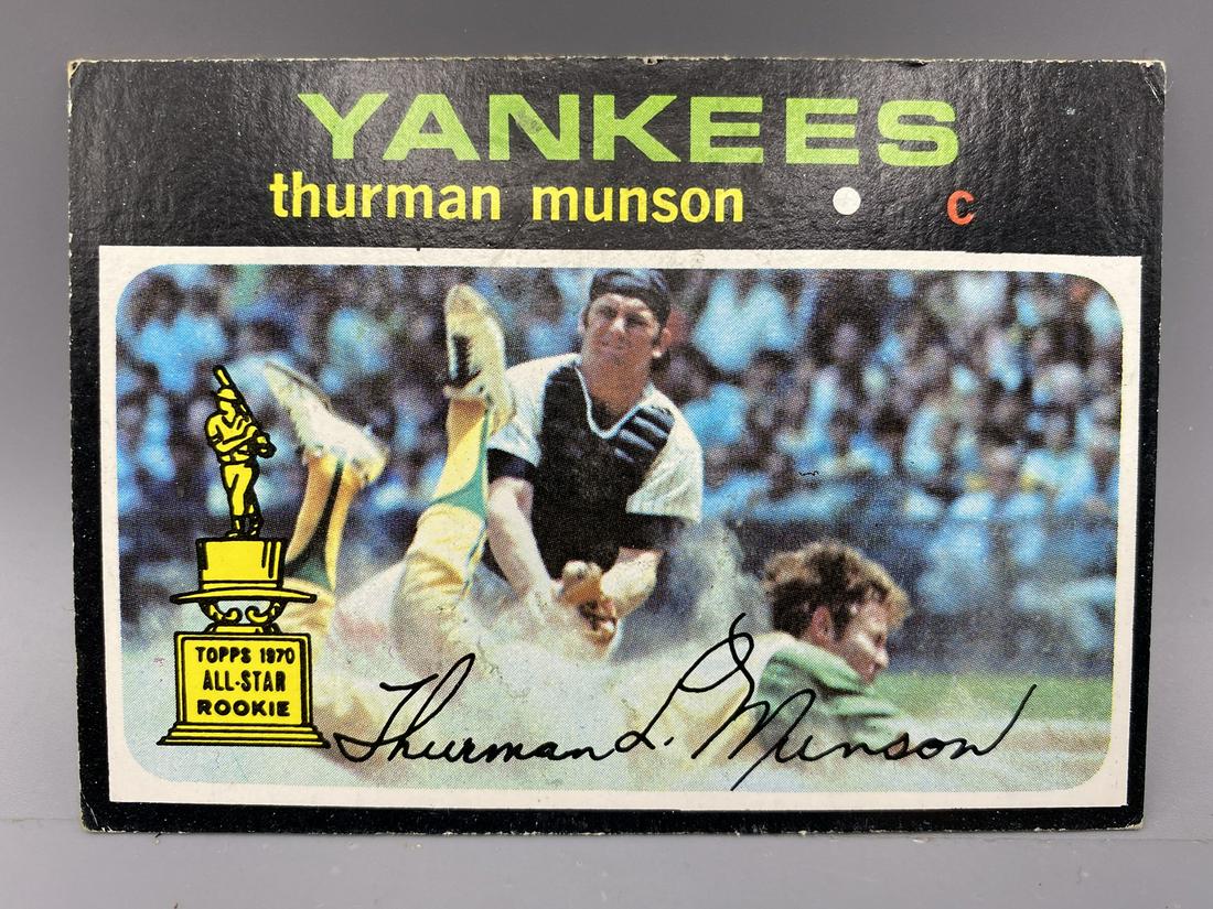 1971 Topps Thurman Munson Rookie Cup Card #5 - 2nd Year Card (1 of 2)
