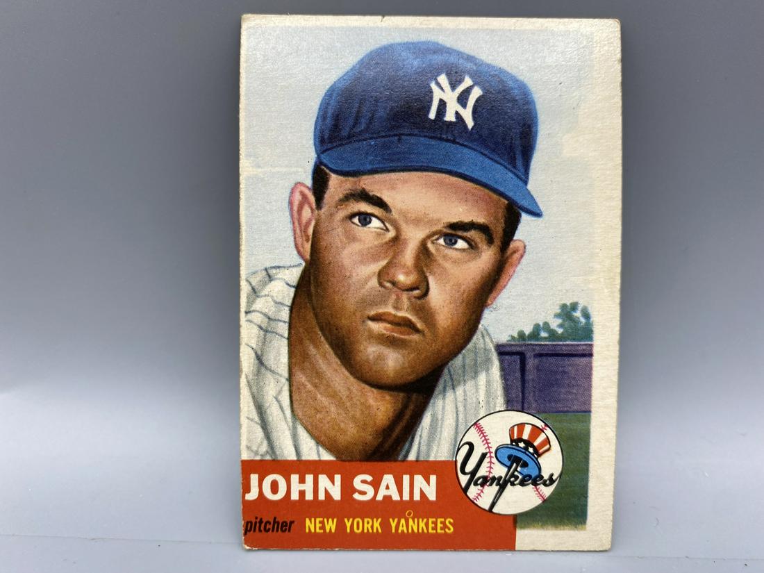 1953 Topps John Sain SP #119 (1 of 2)