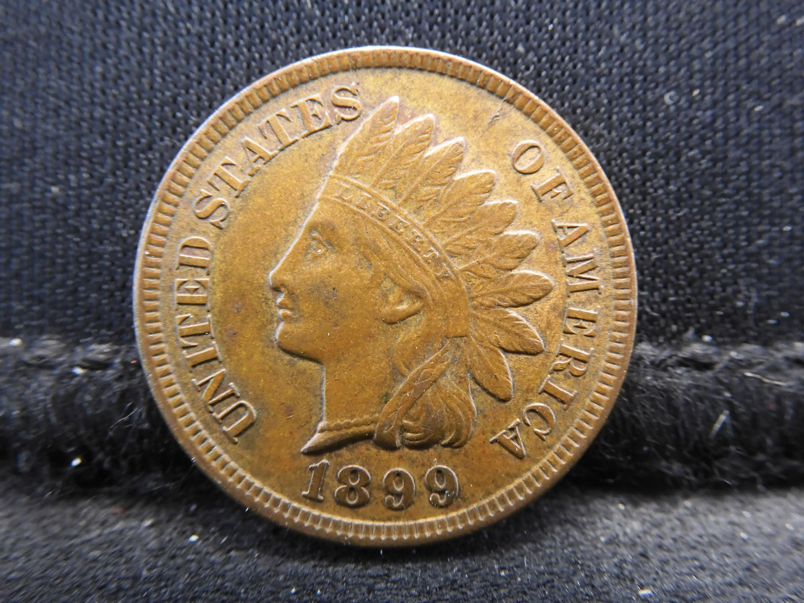 1899 Indian Cent.  Choice Brown BU. (1 of 3)